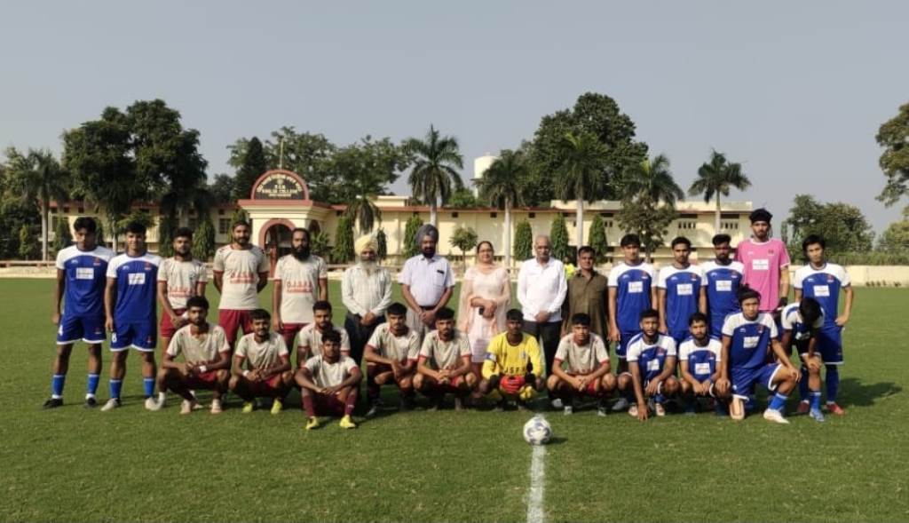 In the 39th Punjab State Super Football League Punjab Football Club Mohali defeated Olympian Jarnail Singh Football Academy by a margin of 32